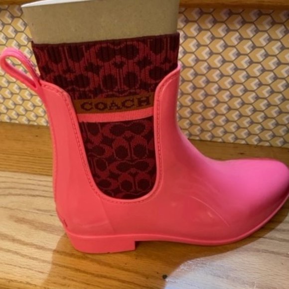 COACH- Rivington Rubber Boot - Picture 6 of 8